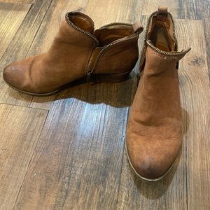 Tan Leather lucky brand booties